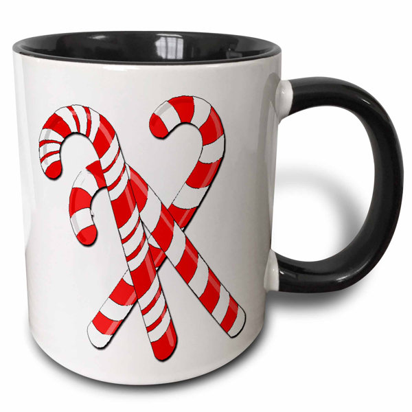 East Urban Home Trio of Candy Canes Coffee Mug Wayfair.ca